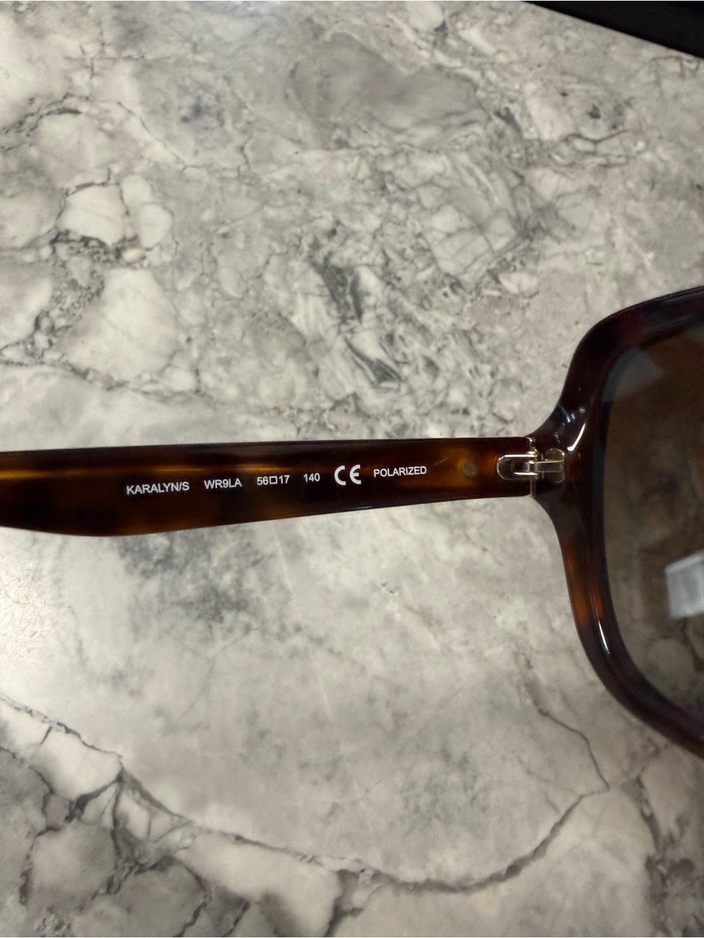 Kate Spade Katelyn/s Polarized Brown Tortoise Sunglasses 58 17 140 - Picture 4 of 5
